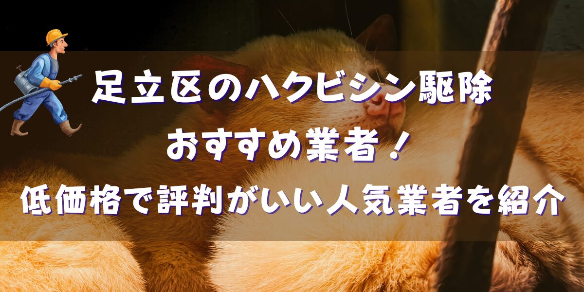 足立区のハクビシン駆除業者おすすめ19選！低価格で評判がいい人気の業者を紹介